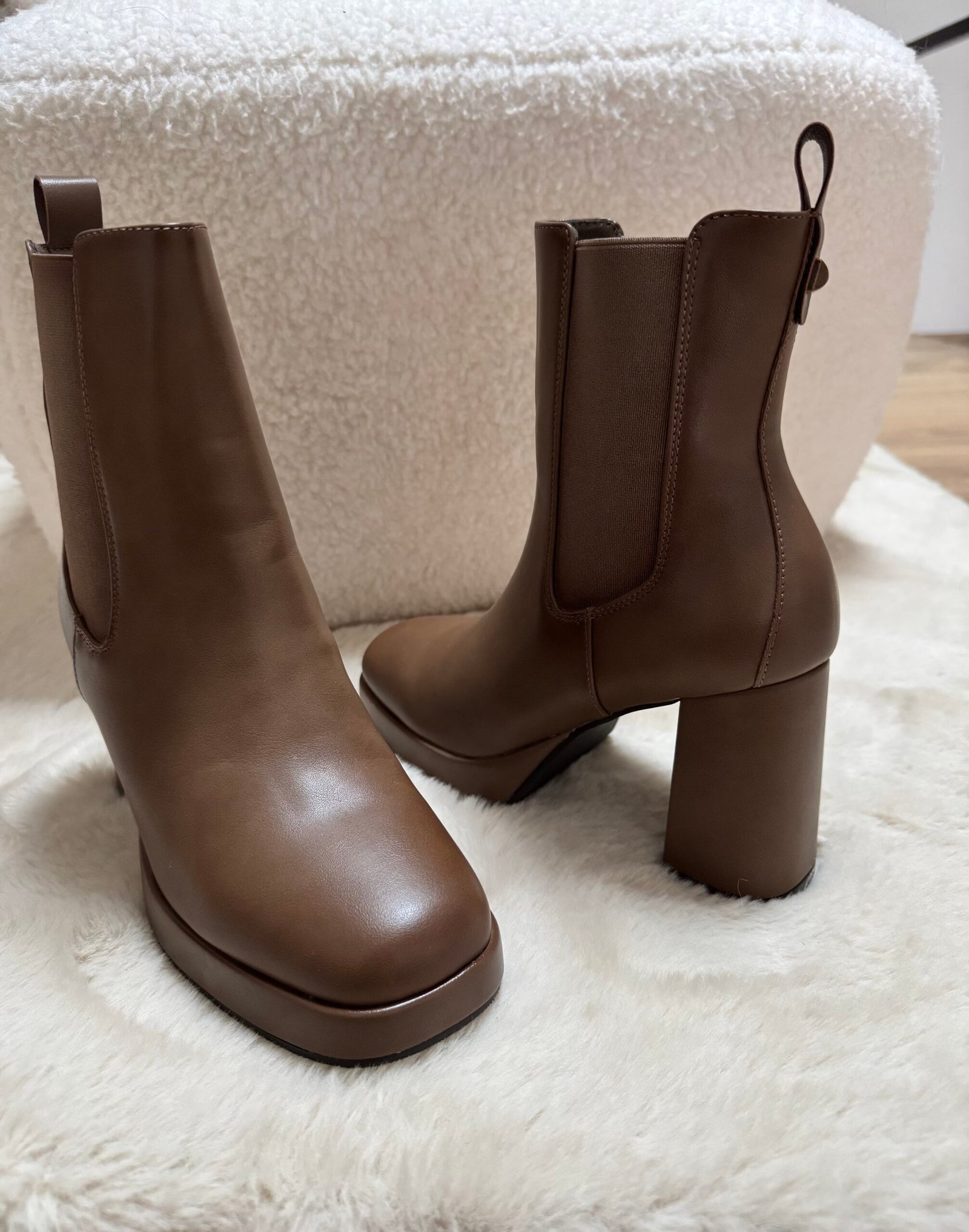 Séléné - Bottines à talons Marron – Image 2