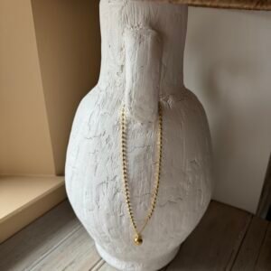 Aiyana - Collier avec sphère en acier inoxydable Doré